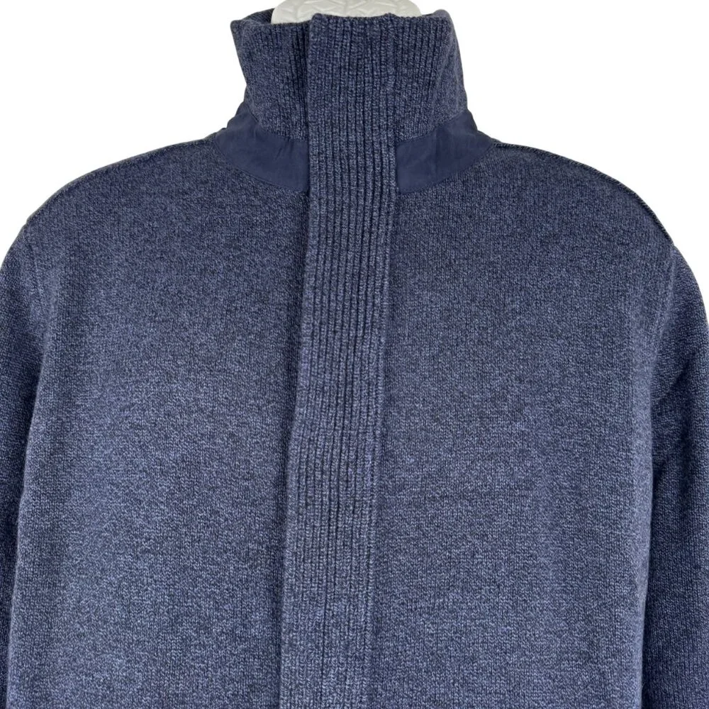 Banana Republic‎ Sweater Jacket Cardigan XL Tall Blue Cotton Blend NWT CJ-2235
